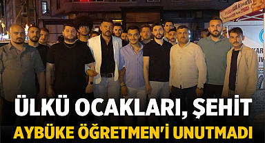 Afyon Ülkü Ocakları Şehit Öğretmen Şenay Aybüke Yalçın'ı dualarla andı!