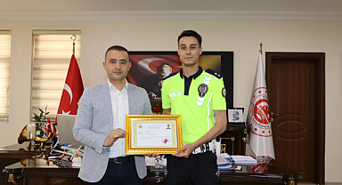 Emirdağ'da Veda Ziyaretleri! Trafik Denetleme İstasyon Amiri Komiser Özel Iğdır'a Tayin Edildi