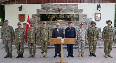 Milli Savunma Bakanı Yaşar Güler, Hakkari Çukurca'daki Hudut Tugayı'nı Ziyaret Etti