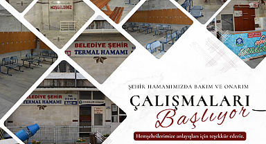 Sandıklı Şehir Hamamı Bakım Onarım Çalışmalarıyla Yenilenecek!