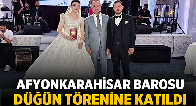 Afyonkarahisar Barosu'ndan Avukat Elif Günçar'a Düğün Hediyesi!