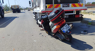 Afyonkarahisar'da Trafik Kazası: Motosiklet sürücüsünün hayati tehlikesi var