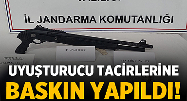 Afyonkarahisar'da uyuşturucu tacirlerine baskın yapıldı!