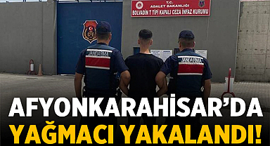 Afyonkarahisar'da yağmacı yakalandı!