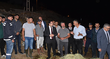Afyonkarahisar Şuhut'ta Yangın: Kaymakam ve Belediye Başkanı Olay Yerinde