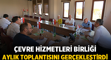 Afyonkarahisar Çevre Hizmetleri Birliği Aylık Toplantısını Gerçekleştirdi