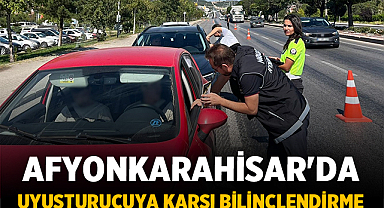 Afyonkarahisar’da Narko Nokta Faaliyeti ile Uyuşturucuya Karşı Bilinçlendirme