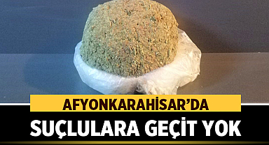 Afyonkarahisar’da Suçlulara Geçit Yok