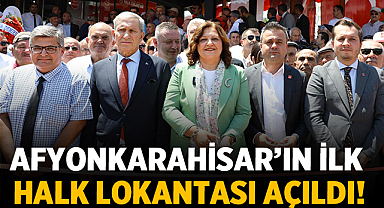 Afyonkarahisar’ın İlk Halk Lokantası Açıldı!