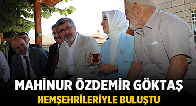 Aile ve Sosyal Hizmetler Bakanı Mahinur Özdemir Göktaş Emirdağ'da