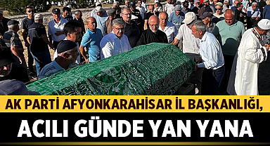 AK Parti Afyonkarahisar İl Başkanlığı, Acılı Günde Yan Yana
