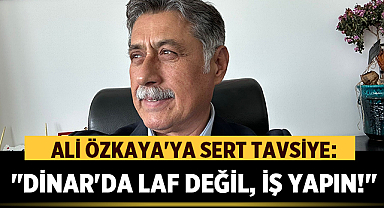 Ali Özkaya'ya Sert Tavsiye: