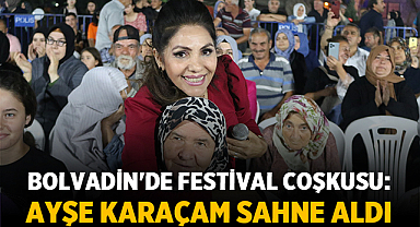 Bolvadin'de Festival Coşkusu: Ayşe Karaçam Sahne Aldı