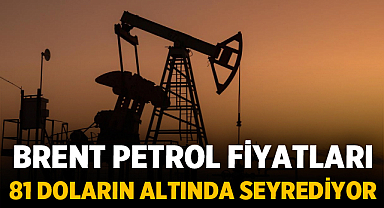 Brent Petrol Fiyatları 81 Doların Altında Seyrediyor