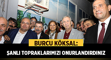 Burcu Köksal: Şanlı topraklarımızı onurlandırdınız