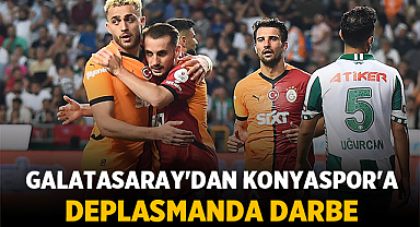 Galatasaray'dan Konyaspor'a Deplasmanda Darbe ! 2-1