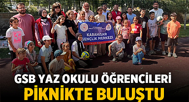 GSB Yaz Okulu Öğrencileri, Piknikte Buluştu