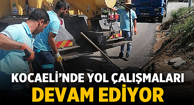 Kocaeli Büyükşehir Belediyesi Şehir Genelinde Yol Yenileme Çalışmalarına Devam Ediyor