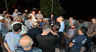 Manisa Büyükşehir Belediye Başkanı Zeyrek, Yangın Mağdurlarıyla Buluştu