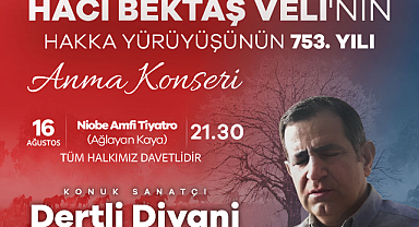 Manisa'da Hacı Bektaş Veli anısına özel konser düzenleniyor