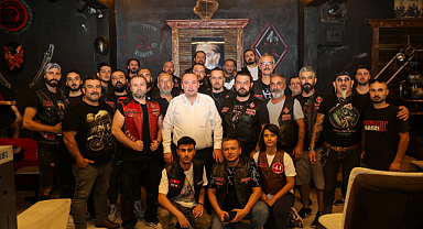 Özkan Yalım, Anatolian Soldiers MC Motosiklet Kulübü'nü Ziyaret Etti
