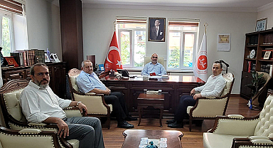 Resul Arıcı, Afyonkarahisar İl Müftüsü Lütfü İmamoğlu’nu Ziyaret Etti