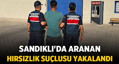 Sandıklı'da Aranan Hırsızlık Suçlusu Yakalandı