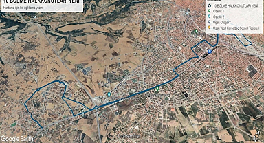 Uşak'ta Yeni Halk Otobüsü Güzergahları Pazartesi Günü Başlıyor