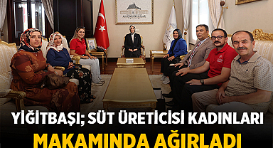 Vali Yiğitbaşı, Ardahanlı Süt Üreticisi Kadınları Makamında Ağırladı