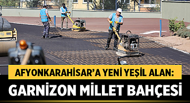 Afyonkarahisar’a Yeni Nefes: Garnizon Millet Bahçesinde Çalışmalar Devam Ediyor
