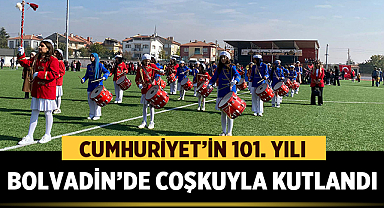 Cumhuriyet'in 101. Yılı Bolvadin'de Görkemli Kutlamalarla Anıldı