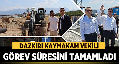 Dazkırı Kaymakam Vekili Umut Özkır Görev Süresini Tamamladı