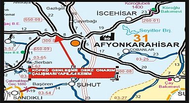 Afyonkarahisar'da Özdilek Kavşağı'nda Ulaşım Düzenlemesi