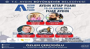 Aydın Kitap Fuarı Kitapseverleri Ağırlıyor
