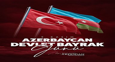 Azerbaycan'ın Devlet Bayrak Günü'ne Tebrik Mesajı