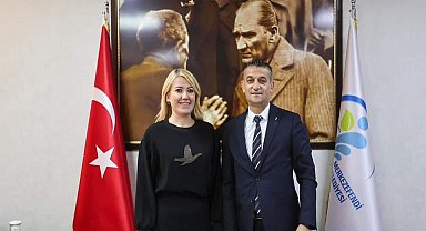 Belediye Başkan Yardımcısı Serdar Arıcan, Merkezefendi Belediye Başkanı Şeniz Doğan'ı Ziyaret Etti