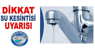 İscehisar'da Su Kesintisi: Ekipler Arızayı Gideriyor