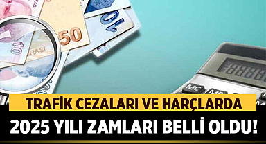 Trafik Cezaları ve Harçlarda 2025 Yılı Zamları Belli Oldu!