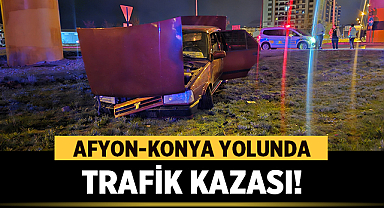 Afyon-Konya Yolunda Trafik Kazası: 3 Yaralı
