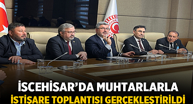 İscehisar’da Muhtarlar ve Milletvekilleri Bir Araya Geldi: Köylerin Sorunları Masaya Yatırıldı 