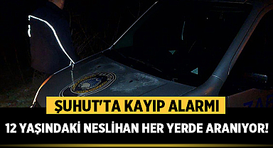 Şuhut'ta Kayıp Alarmı: 12 Yaşındaki Neslihan Yağmur Her Yerde Aranıyor!