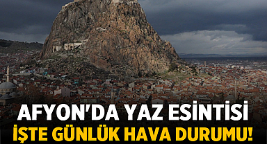 Afyon'da Yaz Esintisi: İşte Günlük Hava Durumu!