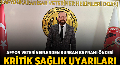 Afyon Veterinerlerden Kurban Bayramı Öncesi Kritik Sağlık Uyarıları