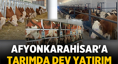 Afyonkarahisar'a Tarımda Dev Yatırım: 842 Milyon TL'lik Destek!