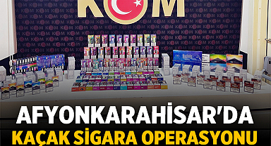 Afyonkarahisar'da Kaçak Sigara Operasyonu: 3 Adreste Büyük Baskın