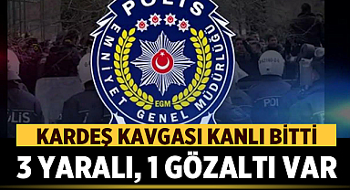 Afyonkarahisar'da Kardeş Kavgası Kanlı Bitti: 3 Yaralı, 1 Gözaltı