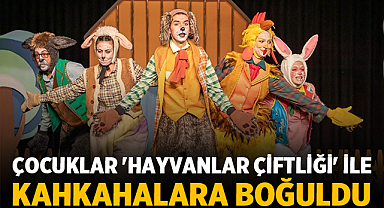Afyonkarahisar'da Tiyatro Coşkusu: Çocuklar 'Hayvanlar Çiftliği' ile Kahkahalara Boğuldu