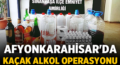 Afyonkarahisar'da Kaçak Alkol Operasyonu: 2 Şüpheli Hakkında Adli İşlem Başlatıldı