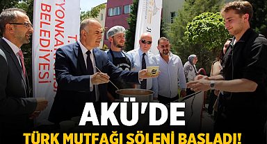 AKÜ'de Türk Mutfağı Şöleni Başladı!