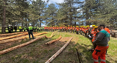 Bolu Orman Müdürlüğü'nden Uygulamalı Eğitim Tatbikatı